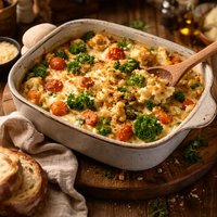 Creamy Baked Veggies