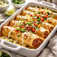 Creamy Beef Enchiladas