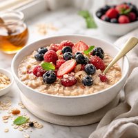 Creamy Berry Oatmeal
