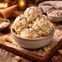 Creamy Birthday Cake Batter Ice Cream