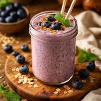 Creamy Blueberry Smoothie
