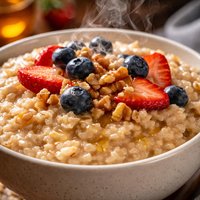 Creamy Breakfast Oatmeal Rice Cooker