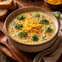 Creamy Broccoli and Cheddar Soup