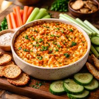 Creamy Buffalo Chicken Dip