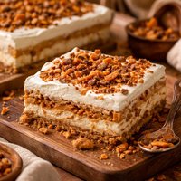 Creamy Butterfinger Delight Dessert No Bake