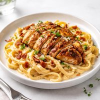Creamy Cajun Chicken Pasta with Bacon