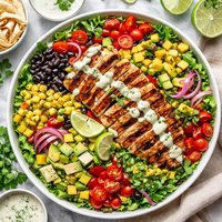 Creamy Caribbean Grilled Chicken Salad