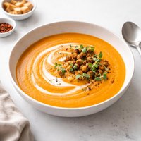 Creamy Carrot and Sweet Potato Soup