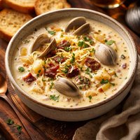 Creamy Cheesy Clam Chowder