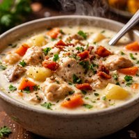 Creamy Chicken Alfredo Chowder