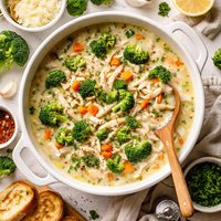Creamy Chicken and Broccoli Soup