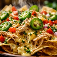 Creamy Chicken and Jalapeno Nachos from Silver Palate