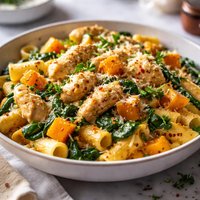 Creamy Chicken and Pumpkin Pasta Ww