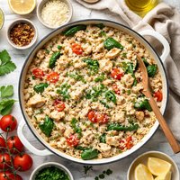 Creamy Chicken and Rice Wheat Berry