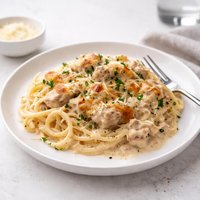 Creamy Chicken and Spaghetti Casserole