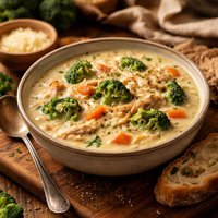 Creamy Chicken Broccoli Bisque