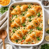 Creamy Chicken Crescent Casserole