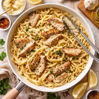 Creamy Chicken Fettuccine