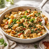 Creamy Chicken Hash