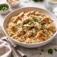 Creamy Chicken in Rice