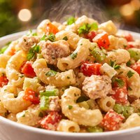Creamy Chicken Macaroni Salad