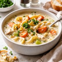 Creamy Chicken Noodle Soup