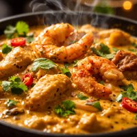 Creamy Chicken or Prawn Curry