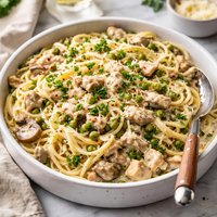 Creamy Chicken or Turkey Tetrazzini