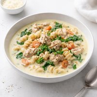 Creamy Chicken Pasta Soup