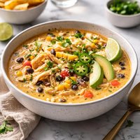 Creamy Chicken Taco Soup