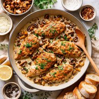 Creamy Chicken with Wild Mushrooms