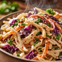 Creamy Chipotle Cabbage Slaw