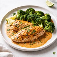 Creamy Chipotle Chicken with Broccoli