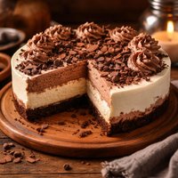 Creamy Chocolate Mousse Cheesecake No Bake