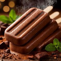 Creamy Chocolate Popsicles