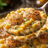 Creamy Corn Scallop