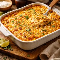 Creamy Corn Tortilla Bake