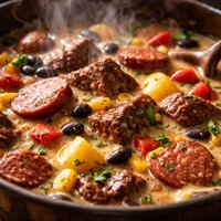 Creamy Cowboy Mixed Up Stew