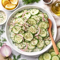 Creamy Cucumber Dill Salad