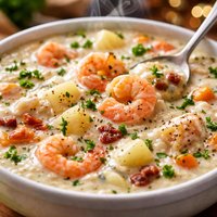 Creamy Delicious Seafood Chowder