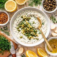 Creamy Dill Sauce with Mustard Capers