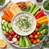 Creamy Dill Veggie Dip