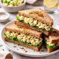 Creamy Egg Salad Sandwiches