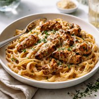 Creamy French Onion Chicken Pasta