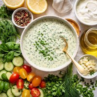 Creamy Fresh Herb Salad Dressing