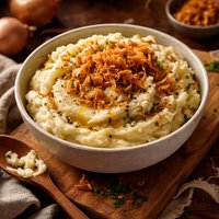 Creamy Fried Onion Mashed Potatoes