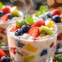 Creamy Fruit Cups