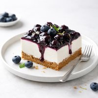Creamy Fruit Pie Cherry or Blueberry No Bake
