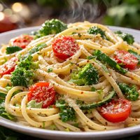 Creamy Garden Spaghetti