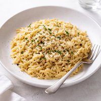 Creamy Garlic Parmesan Orzo